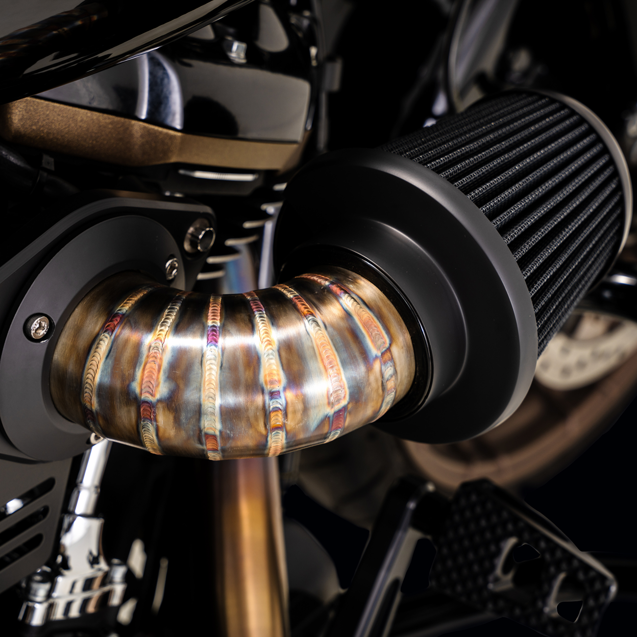 VANCE & HINES VO2 Falcon Air Intake Kit - Stainless Steel