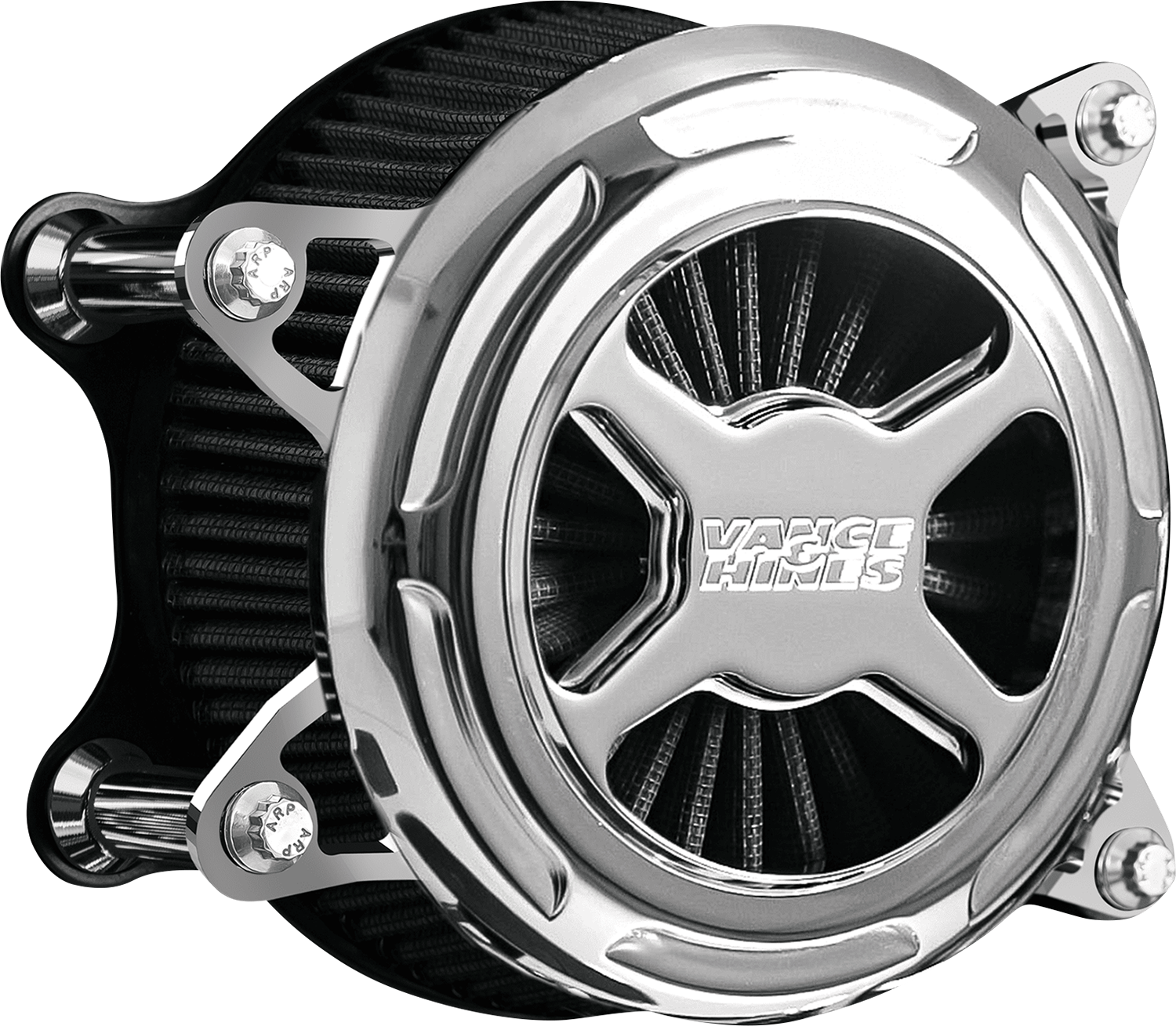 VANCE & HINES VO2 X Air Intake Kit - Black Wrinkle