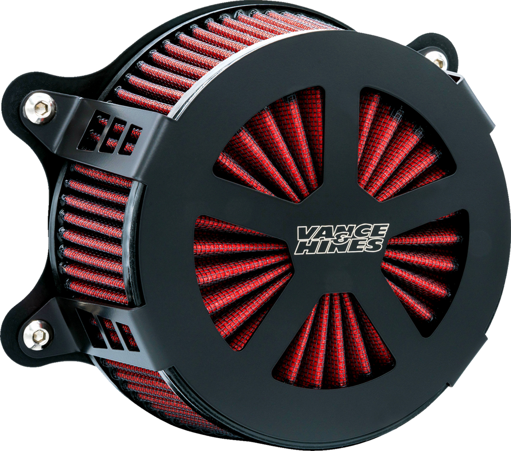 VANCE & HINES VO2 Radiant V Air Intake Kit - Black Ceramic
