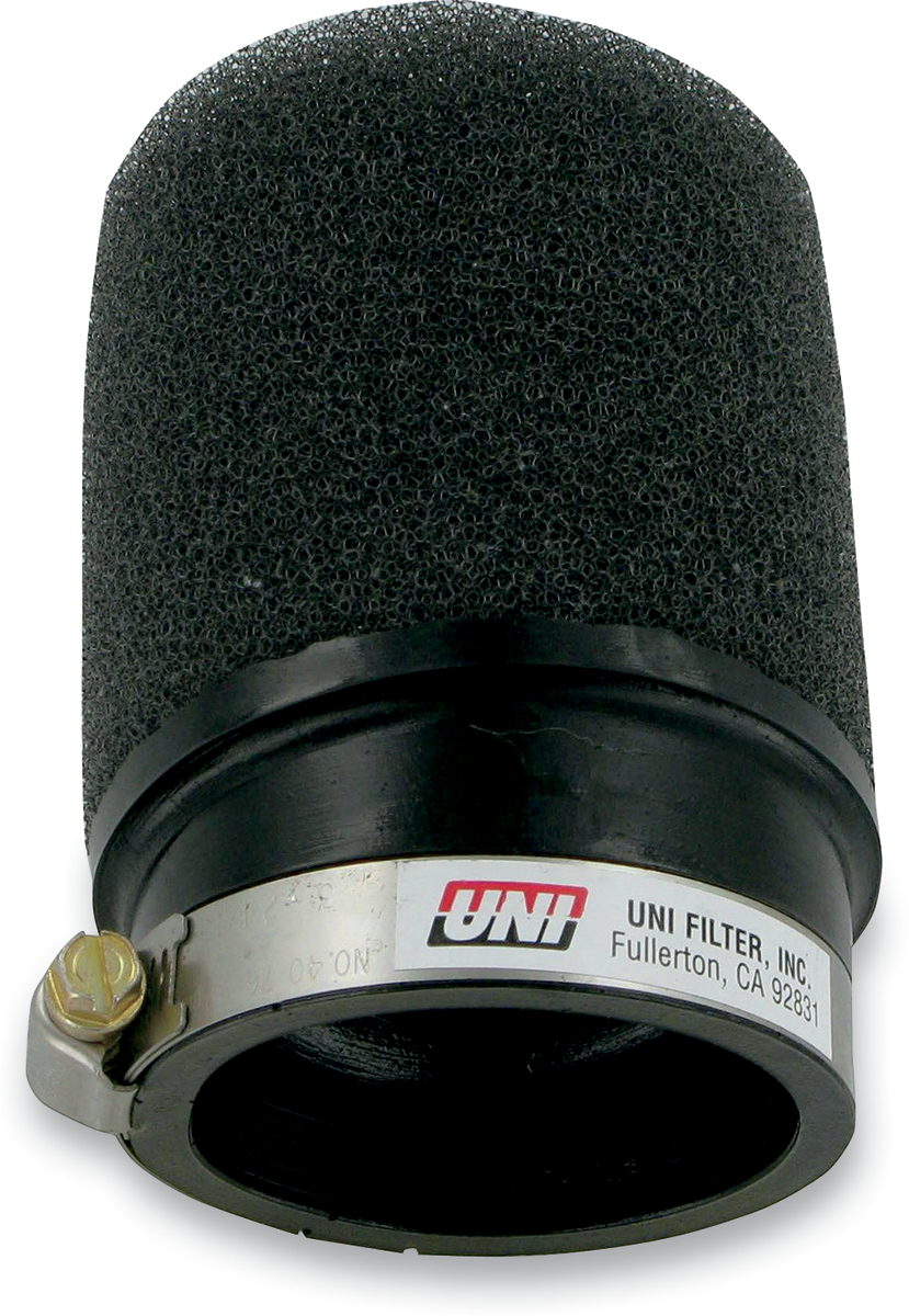 UNI FILTER Snowmobile Pod Air Filter - Angled - 2-1/4" ID