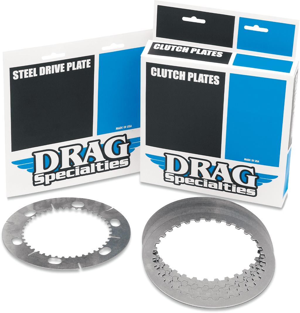 Drag Specialties Plates Steel 98-17BT 8PK