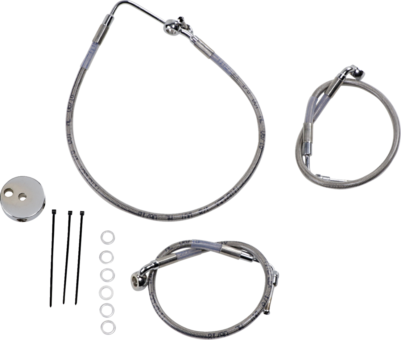 Drag Specialties Front Brake Line 96-00 Fxdl