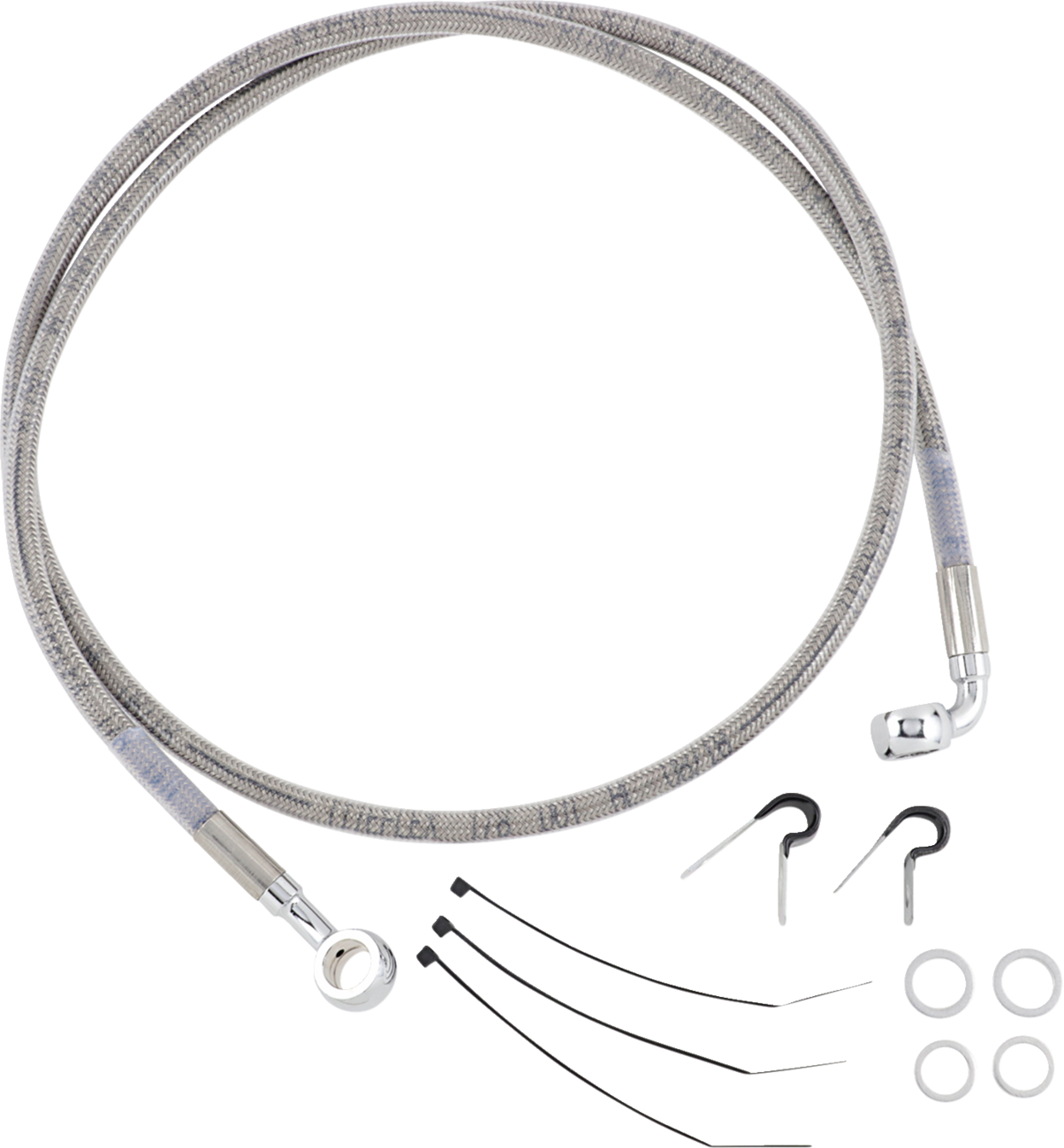 Drag Specialties Front Brake Line 97-07FLSTS