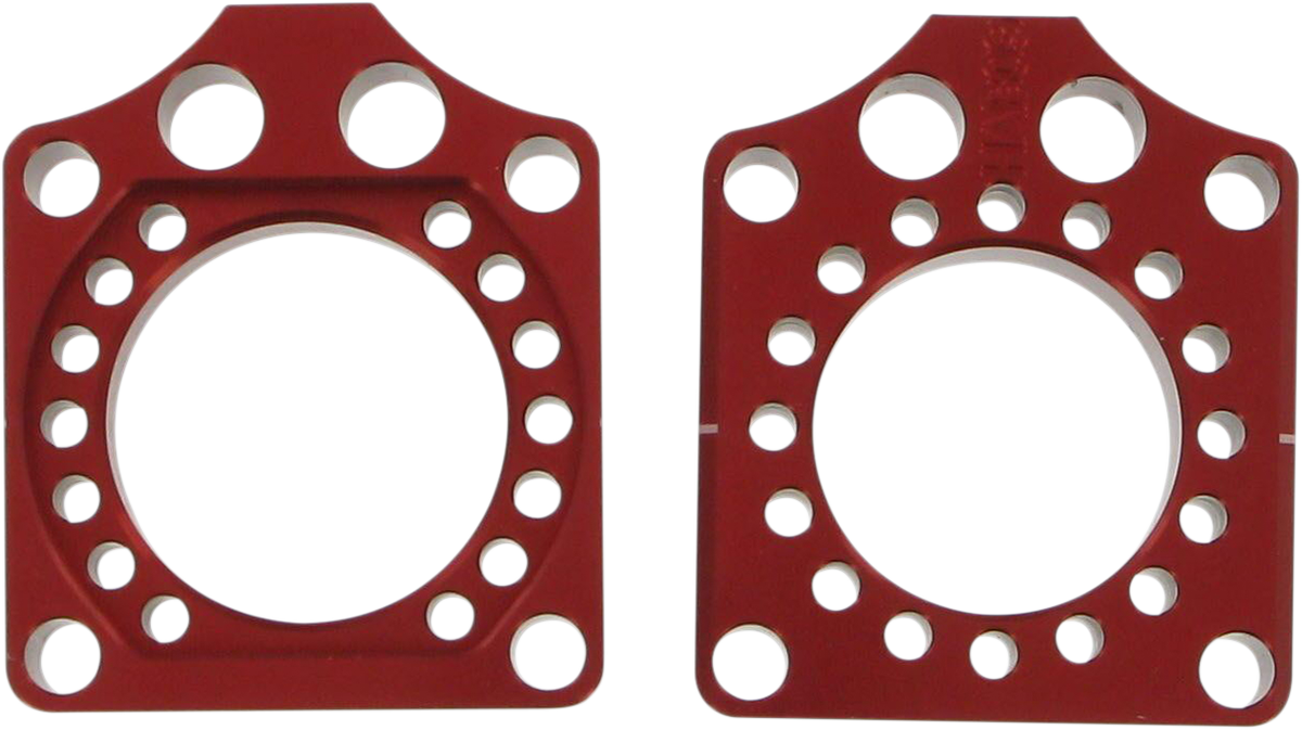 PRO CIRCUIT Axle Blocks - Red - Honda