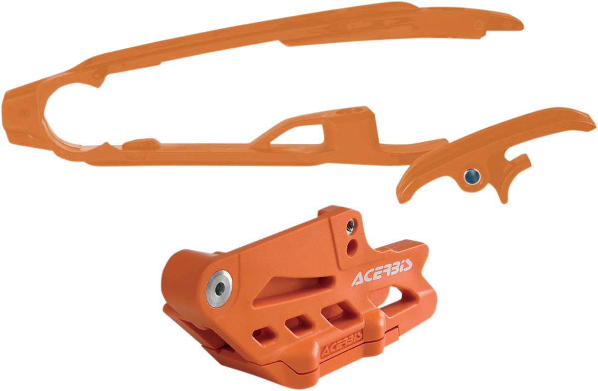 Chain Guide and Slider Kit - KTM - Orange (1)