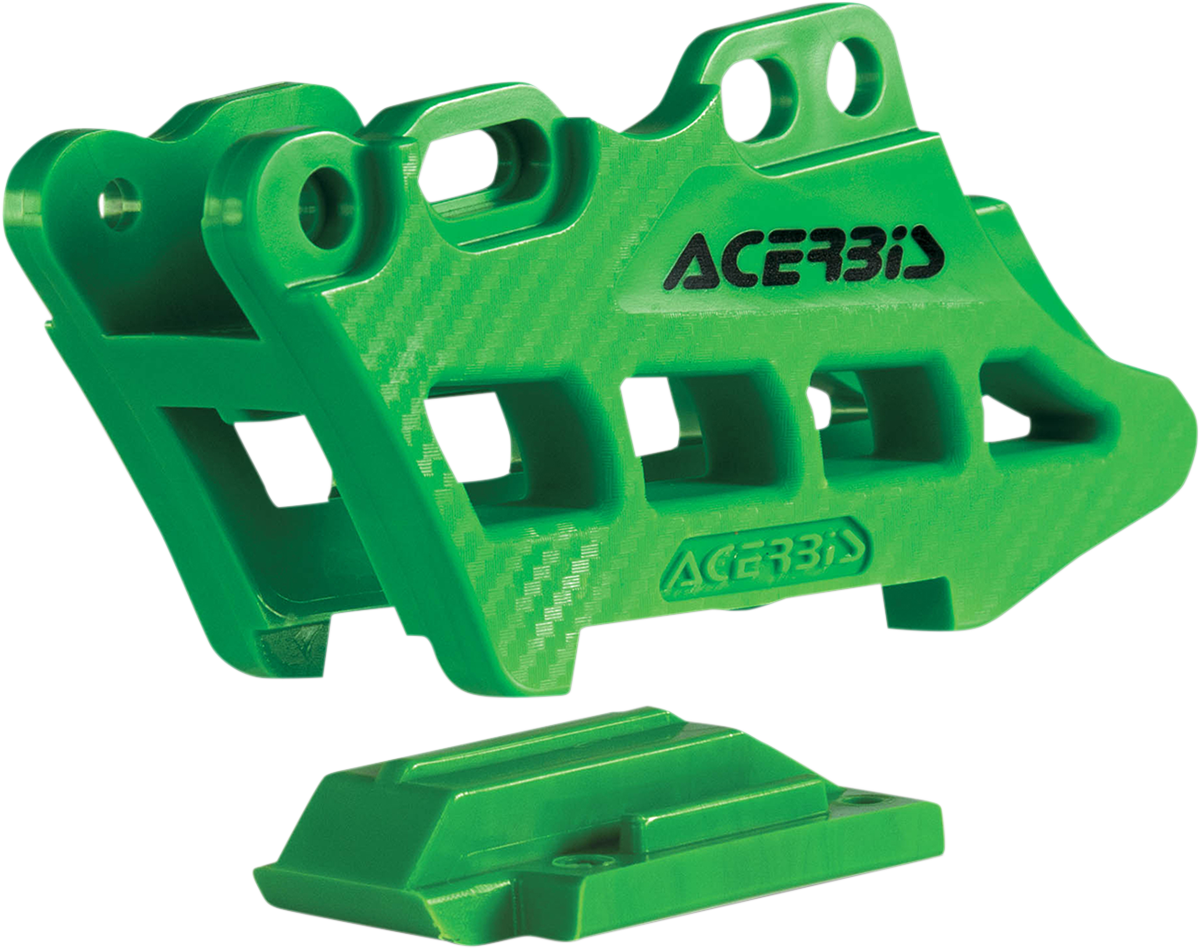 Complete Chain Guide Block - Green - Kawasaki (1)