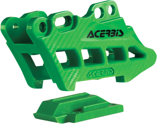 Complete Chain Guide Block - Green - Kawasaki (1)