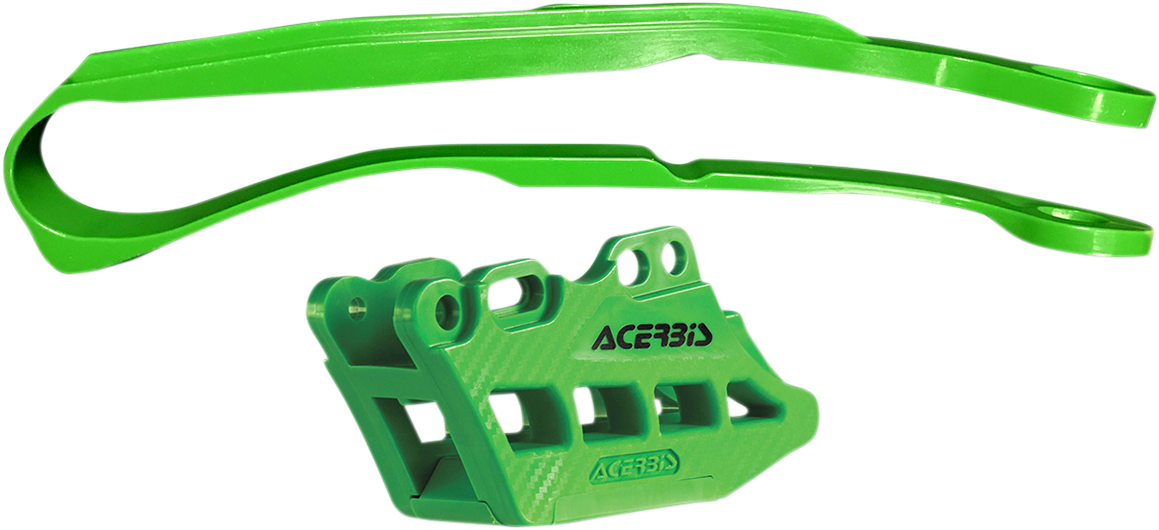 Chain Guide 2.0 and Slider Kit - Kawasaki KX250F/KX450F - Green (1)