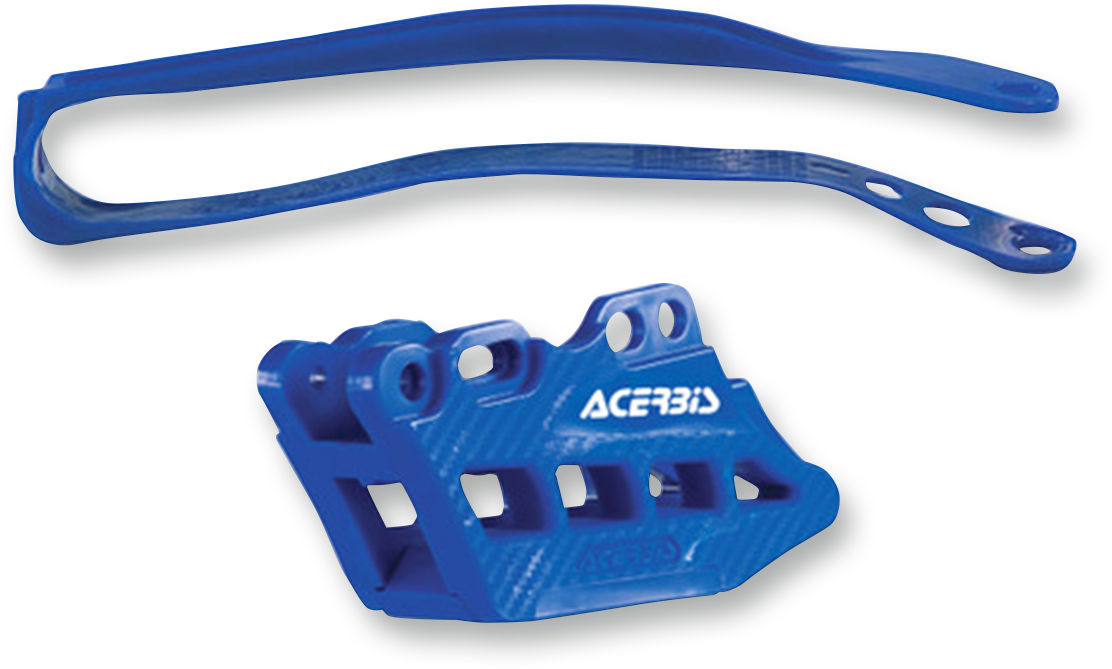 Chain Guide 2.0 and Slider Kit - Blue - Yamaha (1)