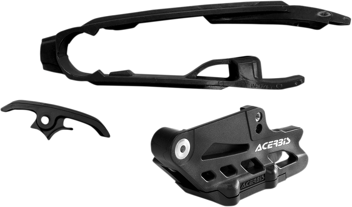 Chain Guide 2.0 and Slider Kit - Husqvarna/KTM/Gas Gas - Black (1)