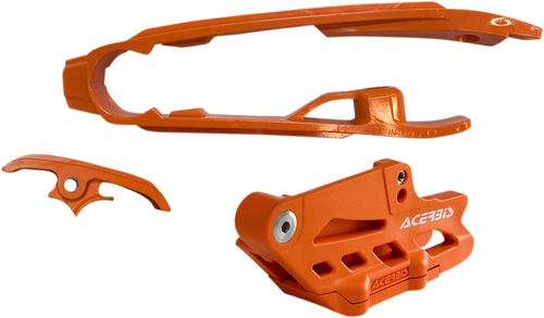 Chain Guide 2.0 and Slider Kit - Husqvarna/KTM/Gas Gas - Orange (1)