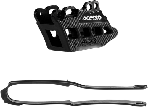 Chain Guide and Slider Kit - Honda CRF250R/CRF450R/RX - Black (1)