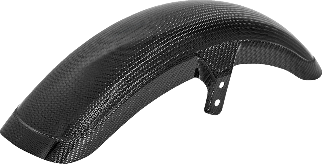 SADDLEMEN Front Fender - Carbon Fiber/Gloss - Softail/Dyna