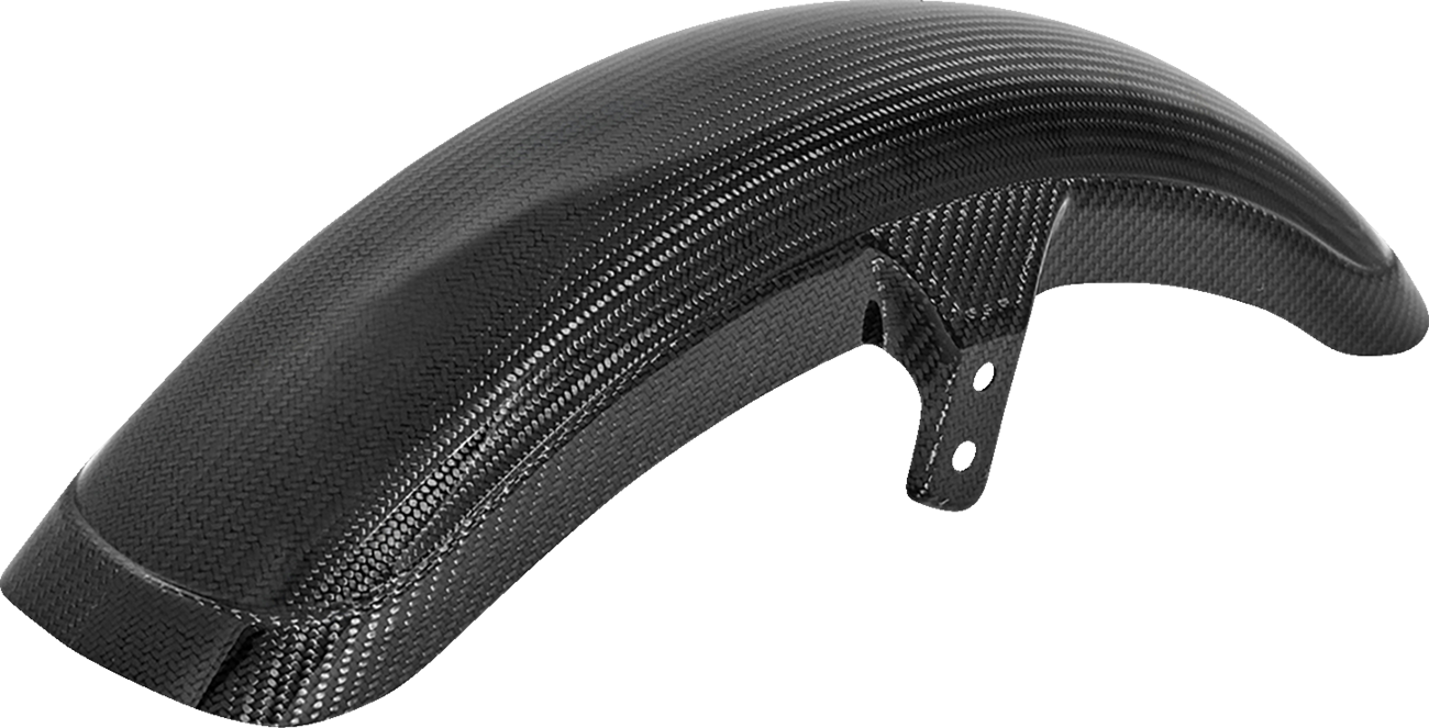 SADDLEMEN Front Fender - Carbon Fiber/Gloss - Softail/Dyna