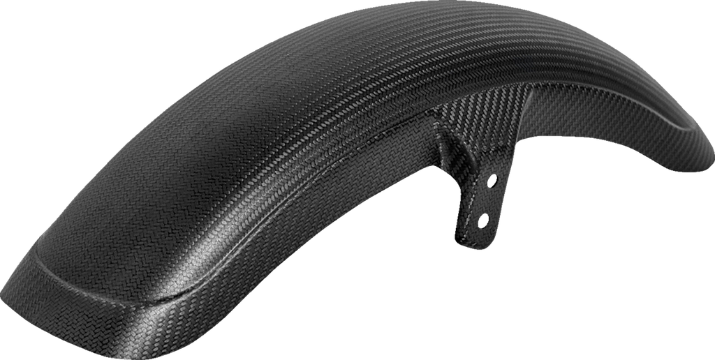 SADDLEMEN Front Fender - Carbon Fiber/Matte - Softail/Dyna