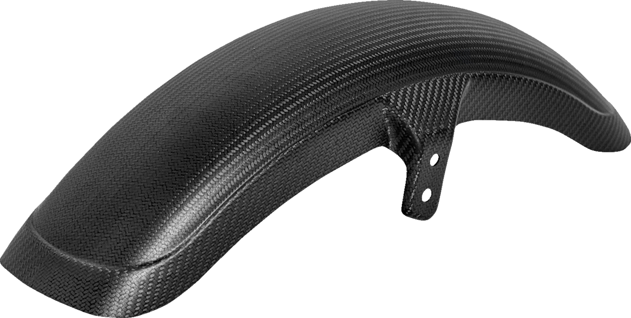 SADDLEMEN Front Fender - Carbon Fiber/Matte - Softail/Dyna