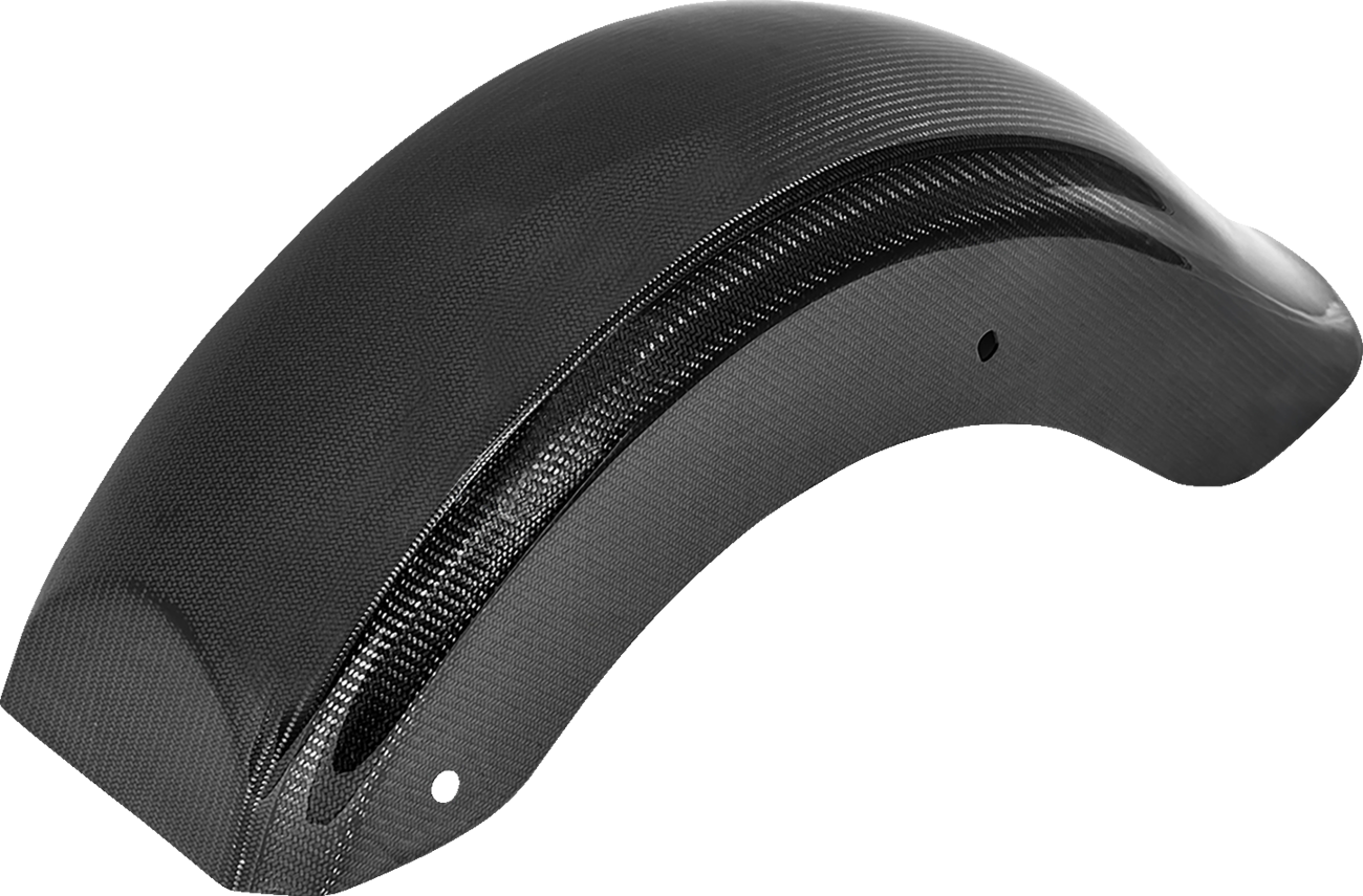 SADDLEMEN Carbon Fiber Rear Fender - Gloss - Touring '09-'25