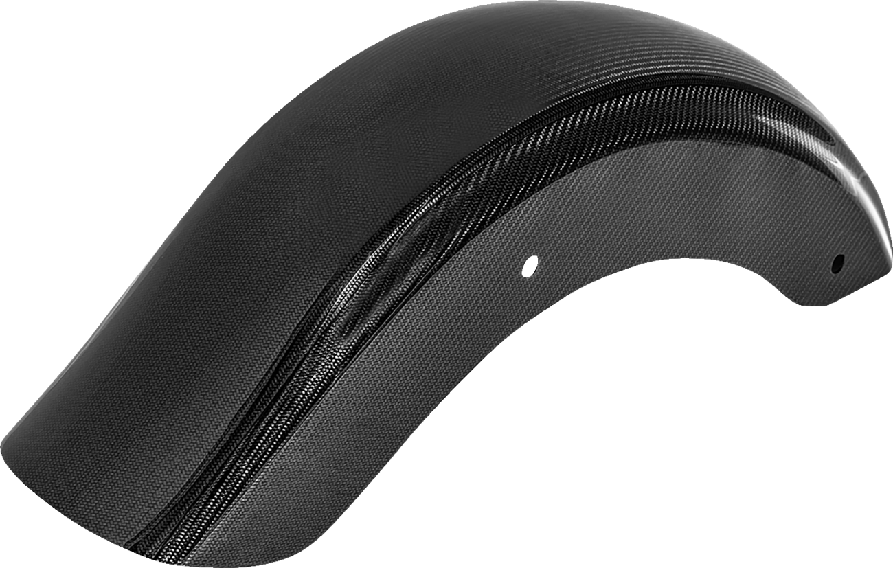 SADDLEMEN Carbon Fiber Rear Fender - Gloss - Touring '09-'25