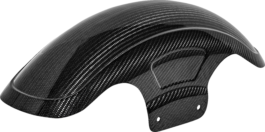 SADDLEMEN Carbon Fiber Front Fender - Gloss - Touring '23-'25
