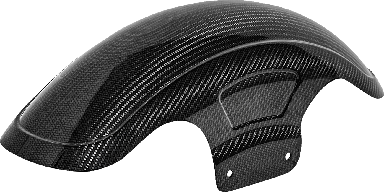 SADDLEMEN Carbon Fiber Front Fender - Gloss - Touring '23-'25