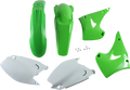 Standard Body Kit - '05 OEM Green/White - Kawasaki - KX '03-'07 (1)