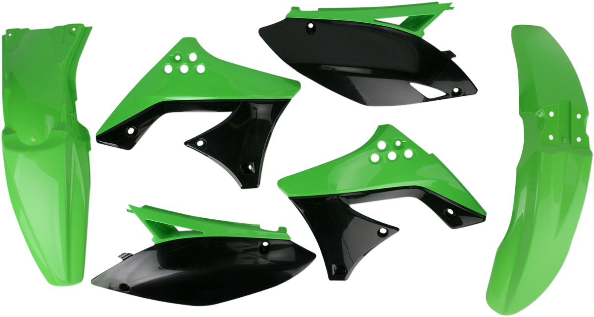 Standard Body Kit - '09/'12 OEM Green/Black - Kawasaki - KX '09-'12 (1)