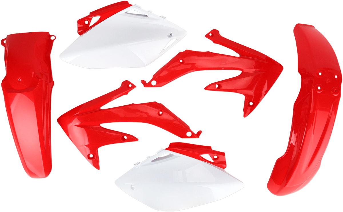 Standard Body Kit - '05-'06 OEM Red/White - Honda - CRF '05-'06 (1)