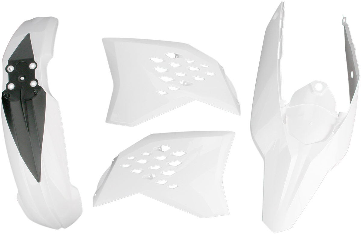 Standard Body Kit - White/Black - KTM - SX/XC '07-'10 (1)