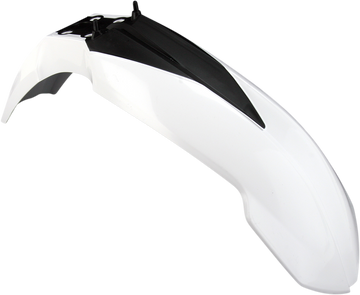 ACERBIS Front Fender - White/Black - KTM - EX/SX/XC '07-'13