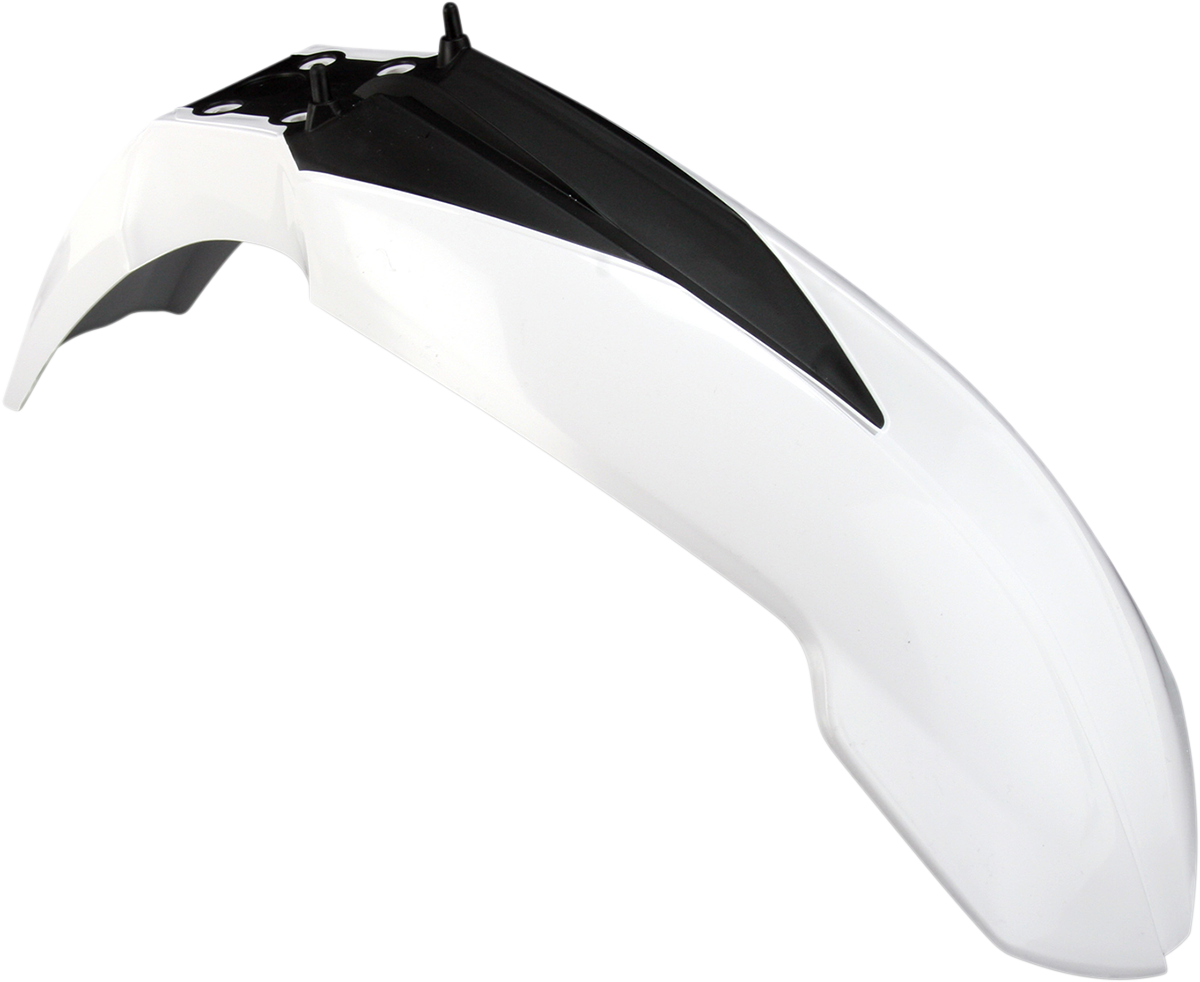 ACERBIS Front Fender - White/Black - KTM - EX/SX/XC '07-'13