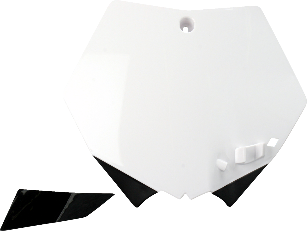 Front Number Plate - White (1)