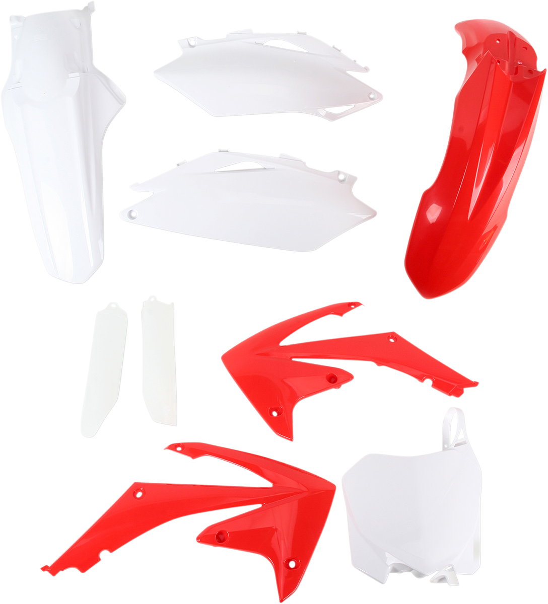 Full Body Kit - '10 OEM Red/White - Honda - CRF '09-'13 (1)