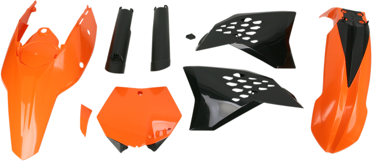 Full Body Kit - '07 OEM Orange/Black - KTM - SX/XC '07-'10 (1)