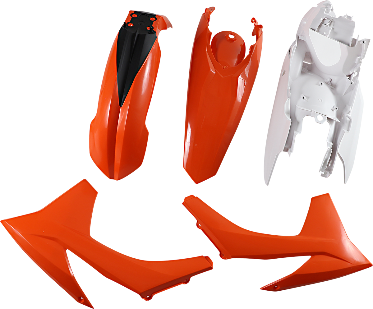 Standard Body Kit - '12 OEM Orange/White - KTM - EX/XC '12-'13 (1)