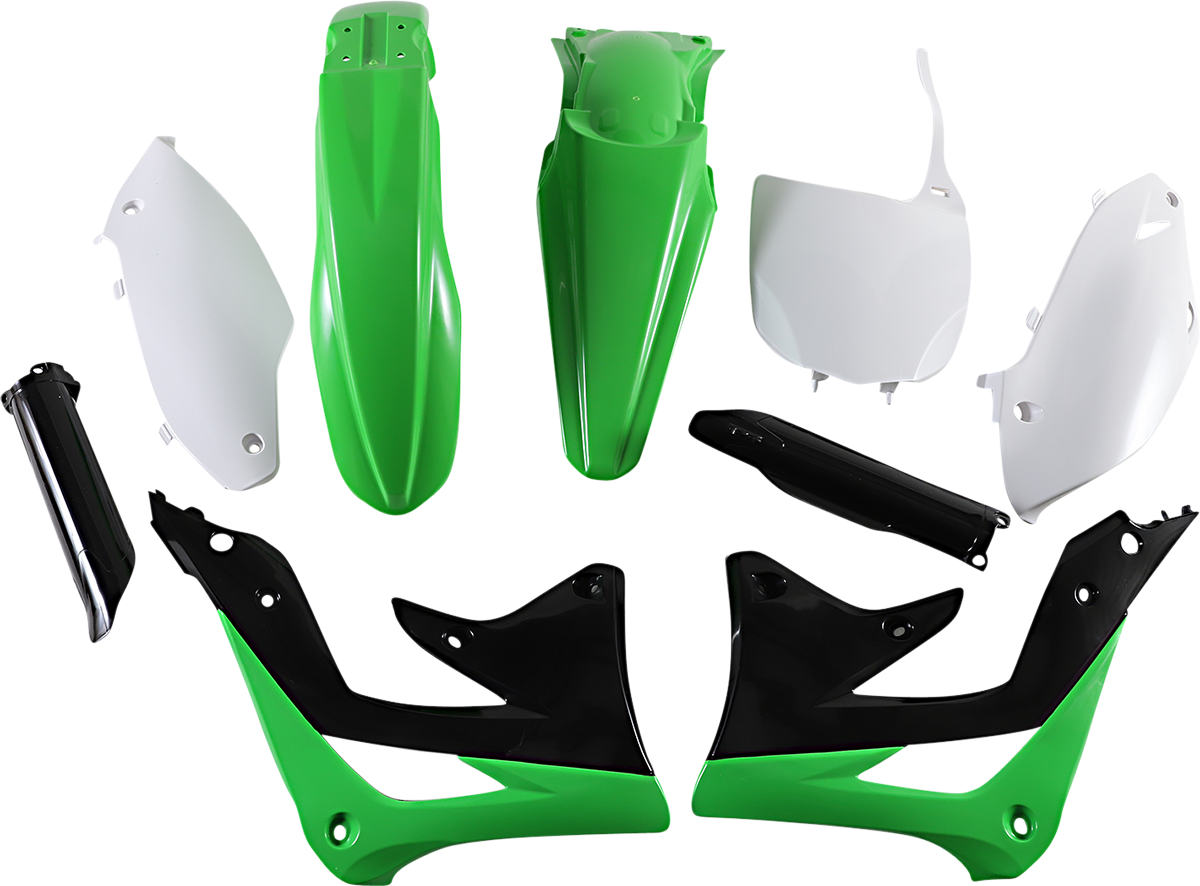 Full Body Kit - '12 OEM Green/Black/White - Kawasaki - KX '12 (1)