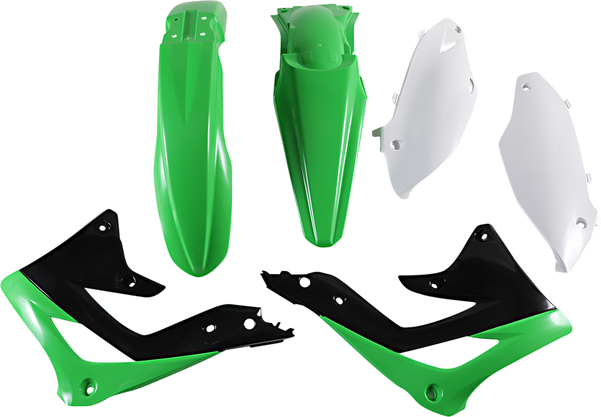 Standard Body Kit - '12 OEM Green/Black/White - Kawasaki - KX '12 (1)