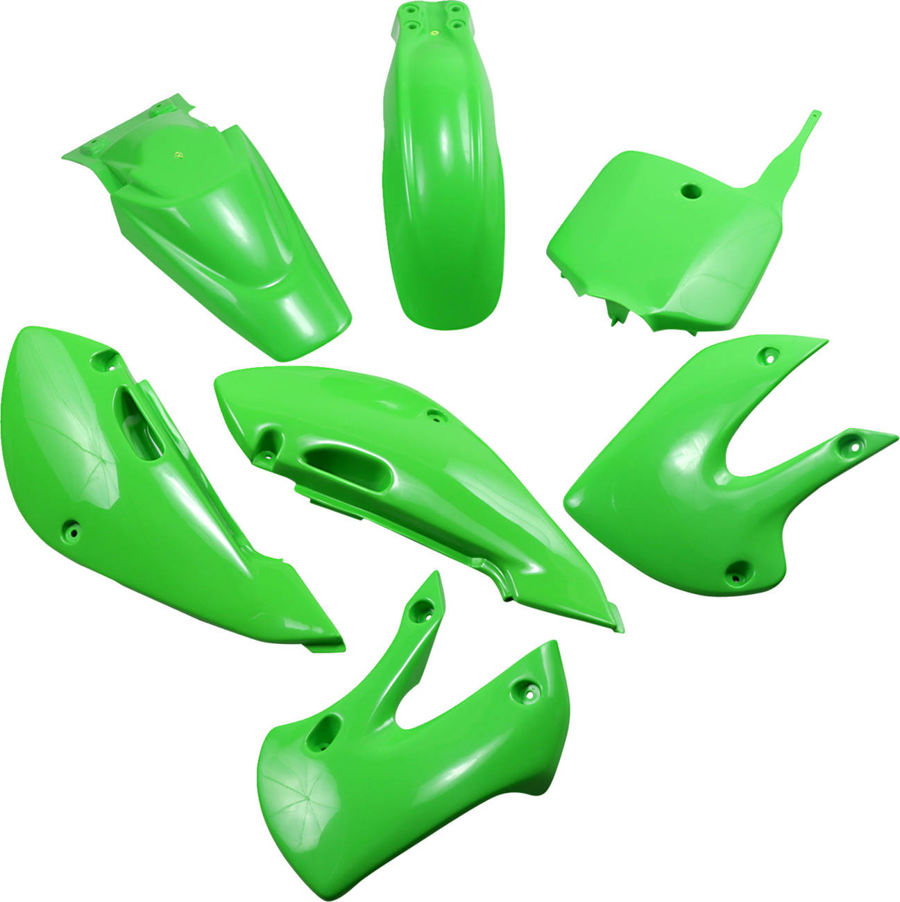 UFO Body Kit KLX110 01-09 - Green
