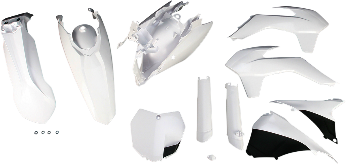 Full Body Kit - White/Black - KTM - SX/XC '13-'14 (1)