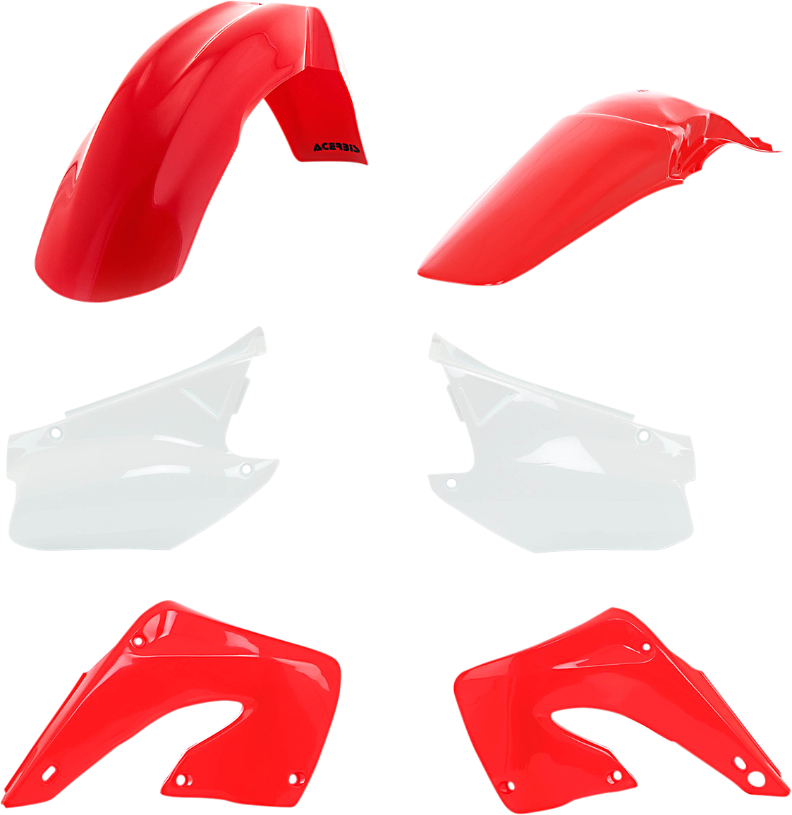 Standard Body Kit - '01 OEM Red/White - Honda - CR '00-'01 (1)