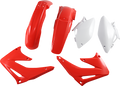 Standard Body Kit - '03 OEM Red/White - Honda - CRF '02-'03 (1)