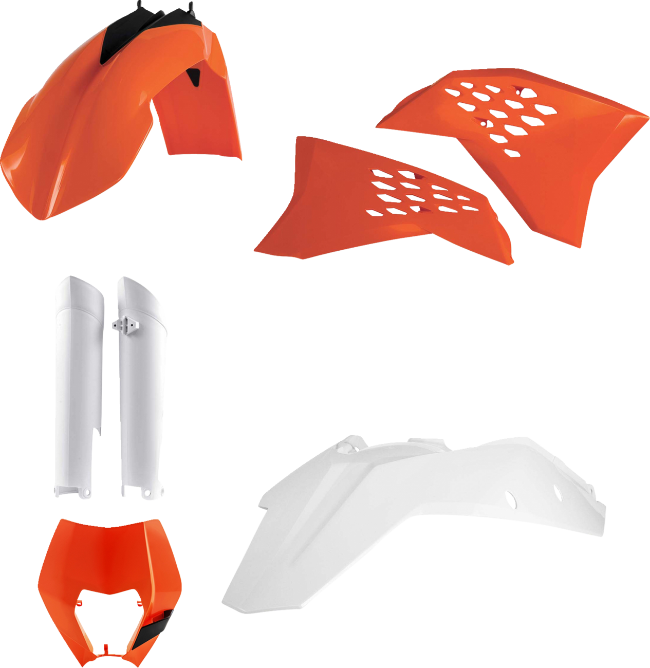 Full Body Kit - OEM Orange/White/Black - KTM - EX/XC '08-'11 (1)
