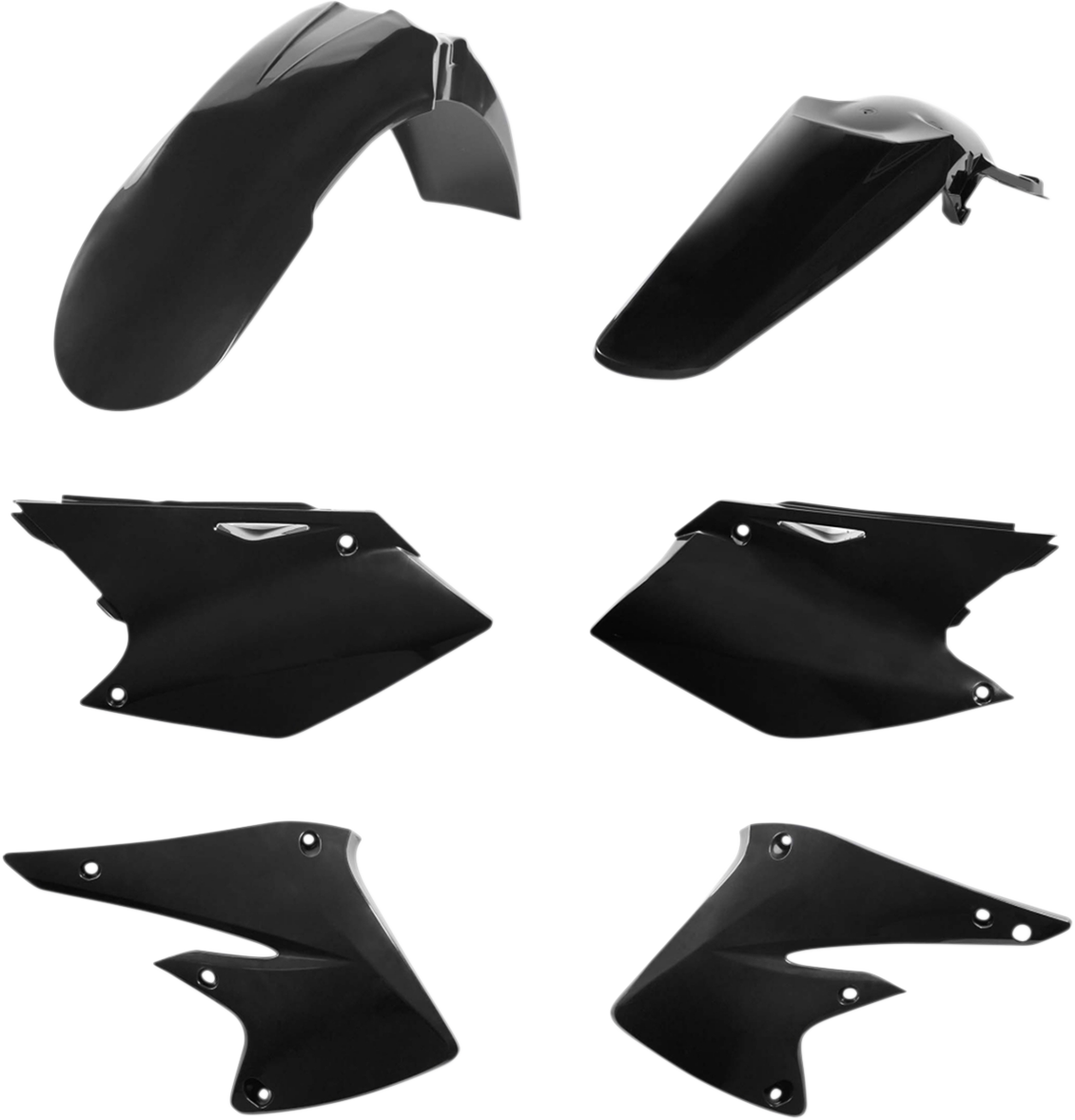 Standard Body Kit - Black - Kawasaki - KX '04-'05 (1)