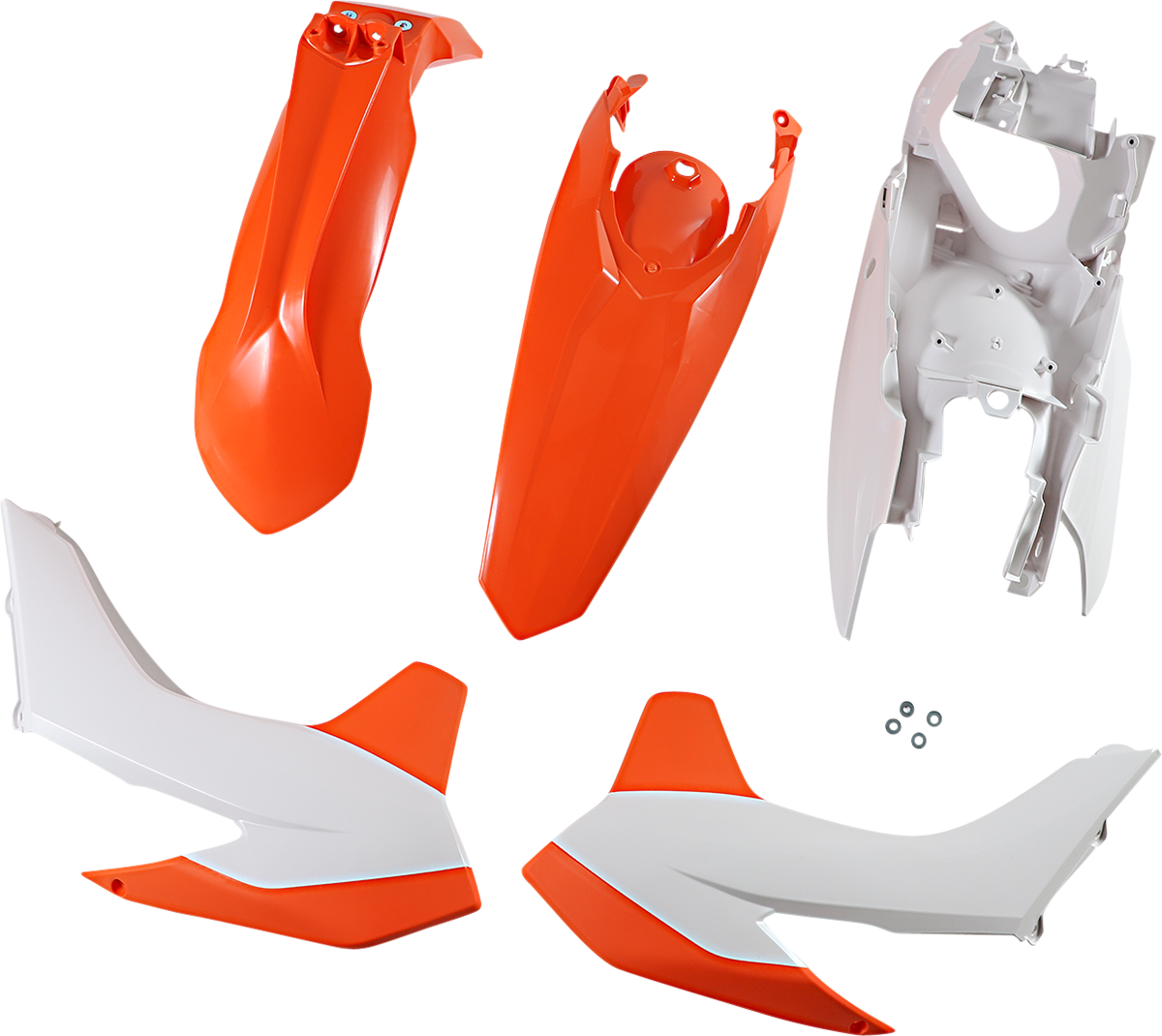 Standard Body Kit - '15 OEM Orange/White - KTM - SX/XC '12-'16 (1)