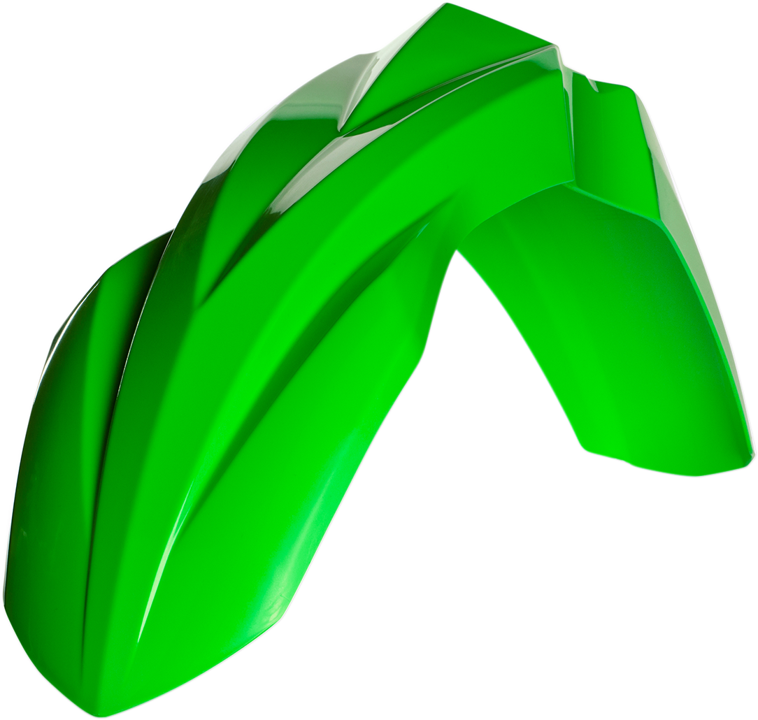 Front Fender - Green - Kawasaki - KX '16-'17 (1)