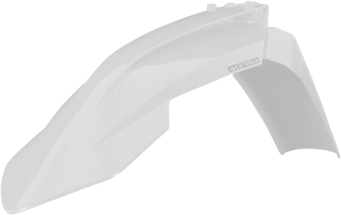 Front Fender - White - KTM - EX/SX/XC '16-'23 (1)
