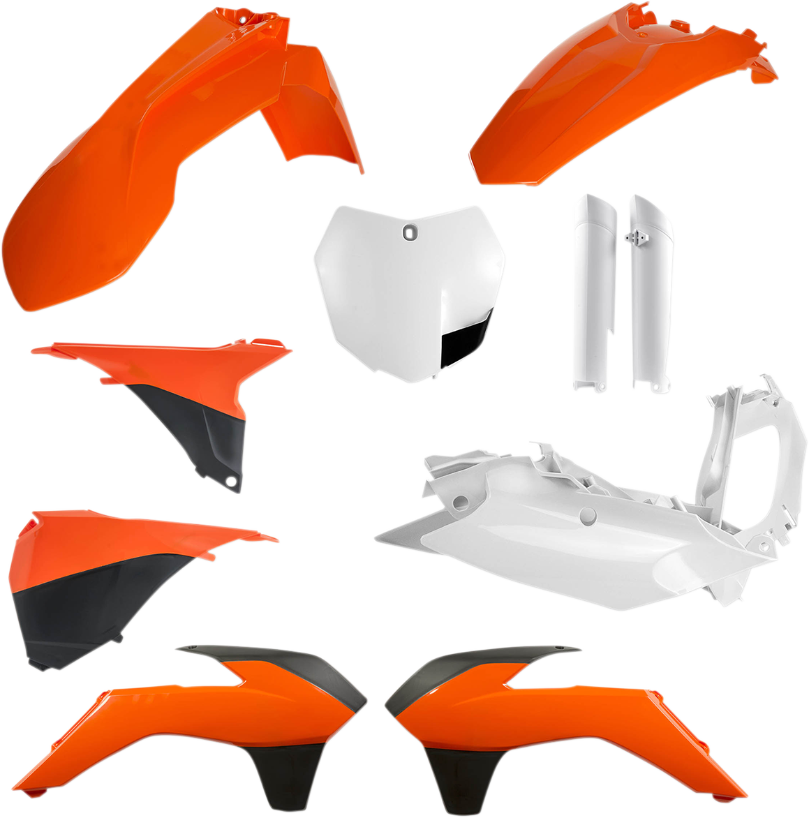 Full Body Kit - '16 OEM Orange/White/Black - KTM - SX/XC '13-'14 (1)