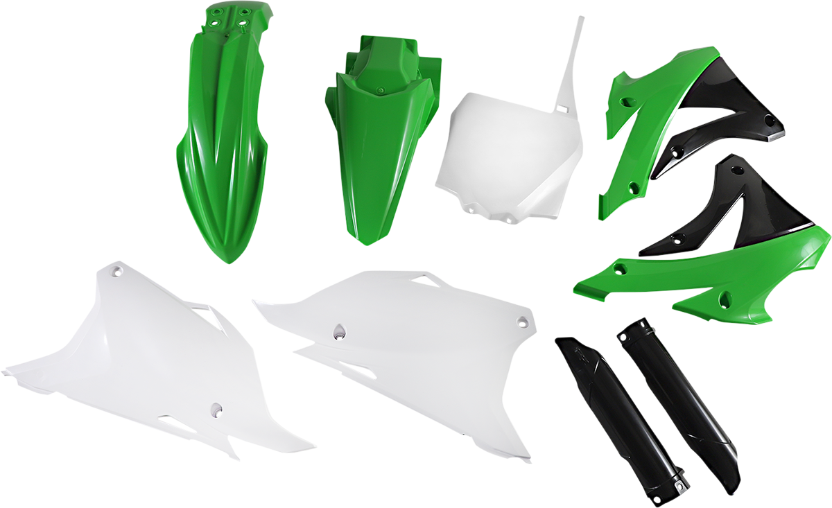 Full Body Kit - '16-'18 OEM Green/White/Black - Kawasaki - '14-'21 (1)