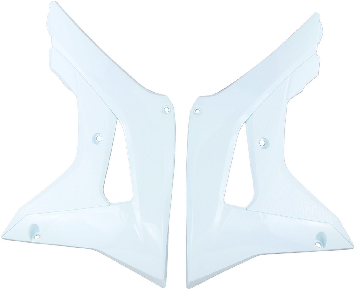 UFO Rad Cvr CRF450R - White