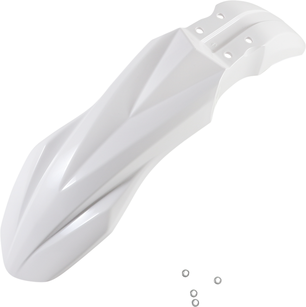 ACERBIS Front Fender - White - Kawasaki - KX '18-'25