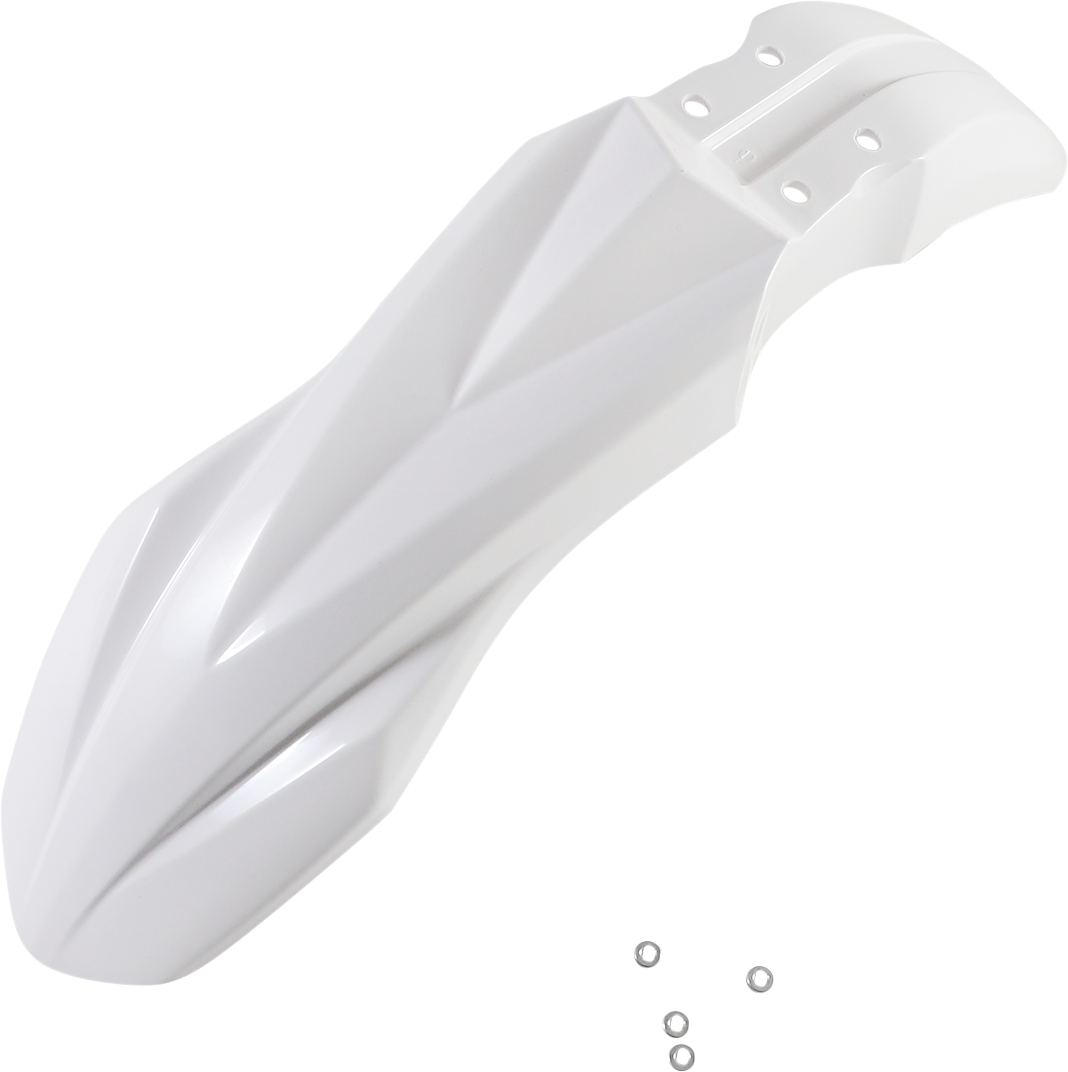 ACERBIS Front Fender - White - Kawasaki - KX '18-'25